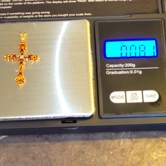 "Unique" Vintage 6 Natural Stone Cross - Picture 4 of 6